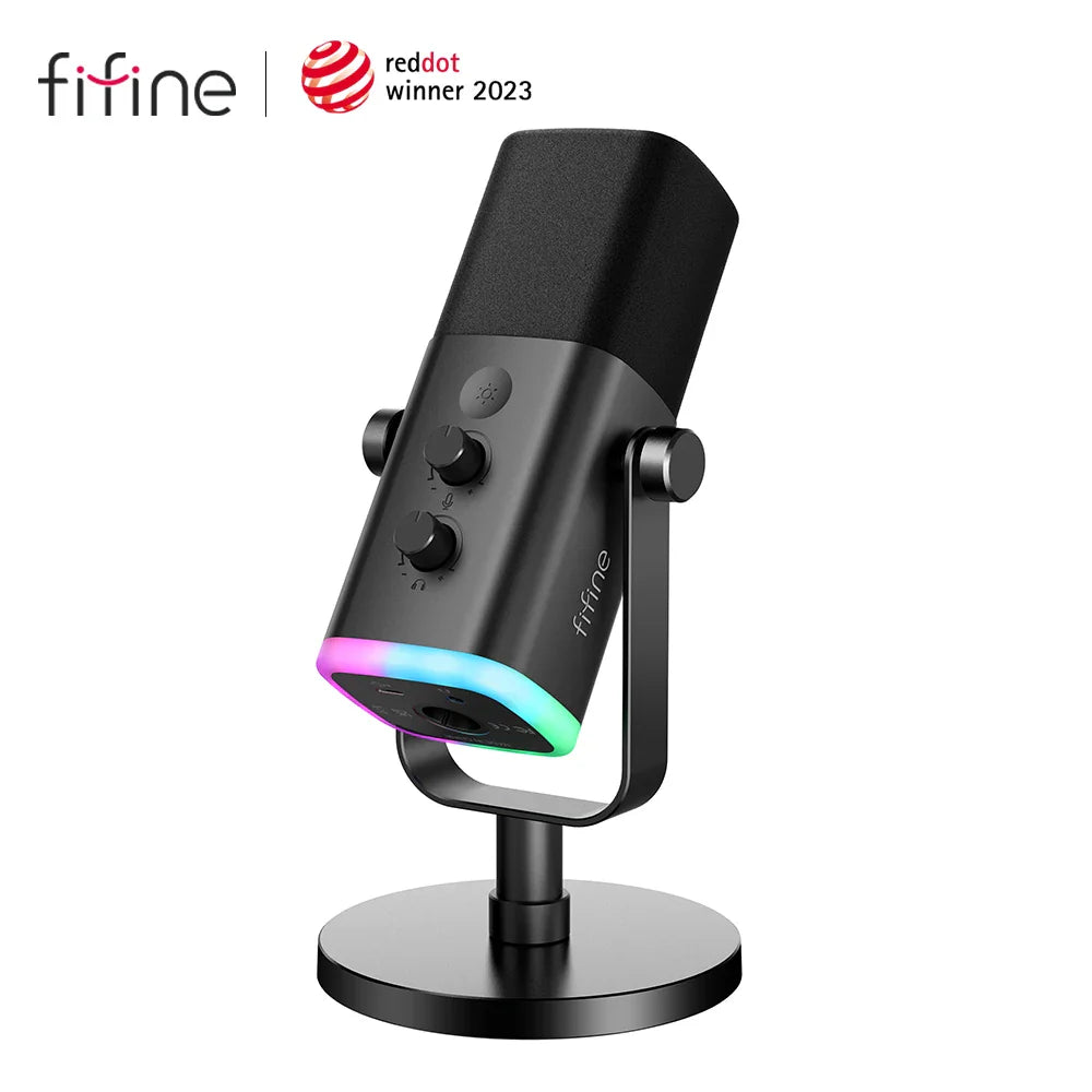 Dynamic Portable Microphone with Touch