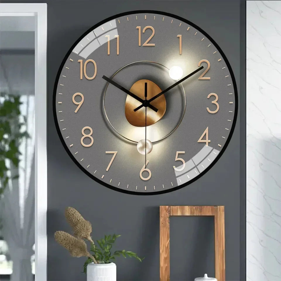 Originality Wall Clock Silent Non-Ticking Battery Operated Wall Mounted Clock