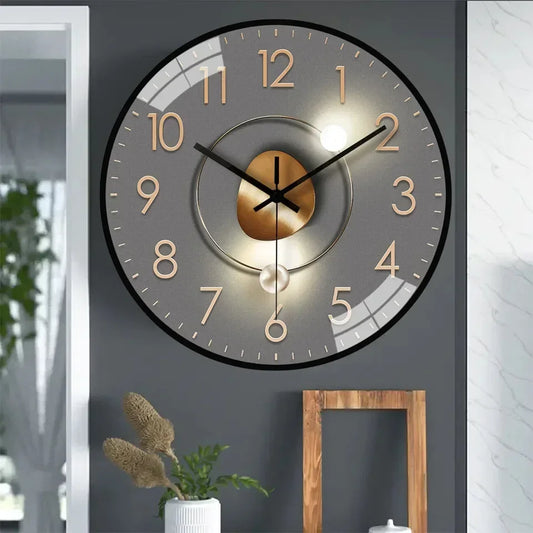 Originality Wall Clock Silent Non-Ticking Battery Operated Wall Mounted Clock
