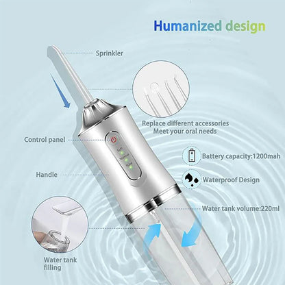 Electric Dental Oral Irrigator Water Flosser Pick for Teeth Cleaner