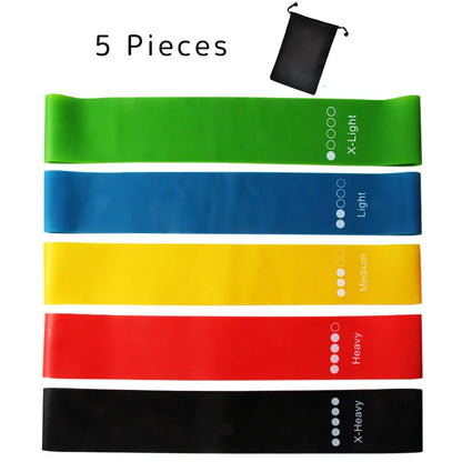 TPE Resistance Bands Fitness Set Rubber Loop Bands