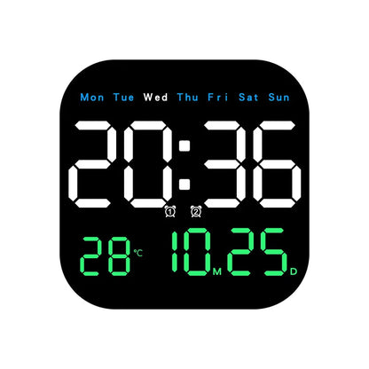 Digital Wall Clocks Temperature Date Week Dispaly Electronic Table Clock