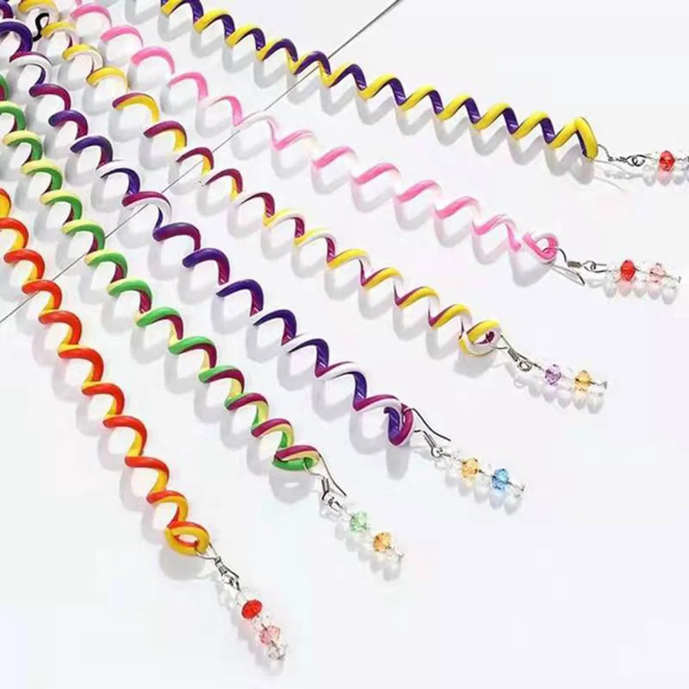 6Pcs/Set Kids Curler Hair Braid Hair Sticker Baby Girls Decor Hair Accesories Little Girl's Hair Headdress