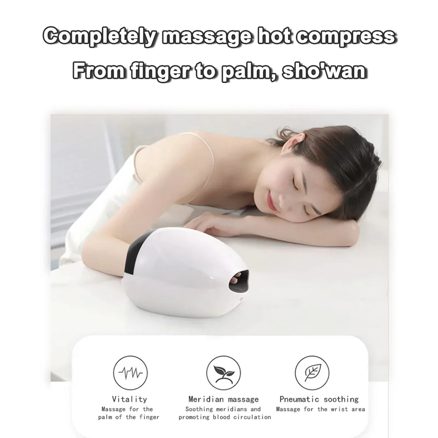 Portable Hand Massager Acupressure Air Pressure Massage