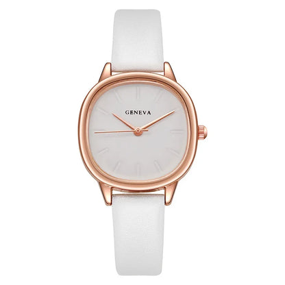2024 New Casual Women's Watches Simple Quartz Wristwatches Leather Watches Students Clock Ladies Watch Gift Reloj Para Mujer