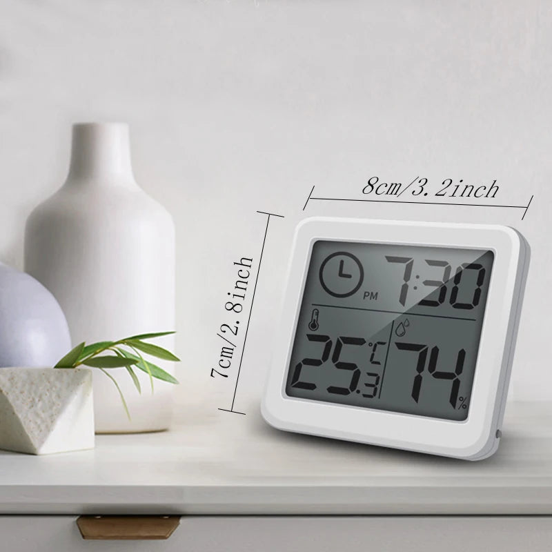 Digital Desk Clock with Temperature and Humidity, Wall Clocks
