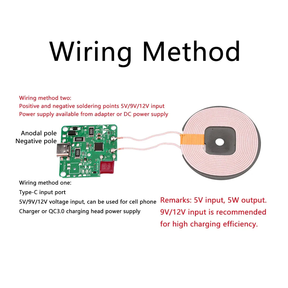 Type-C Wireless Charger Transmitter Module Circuit