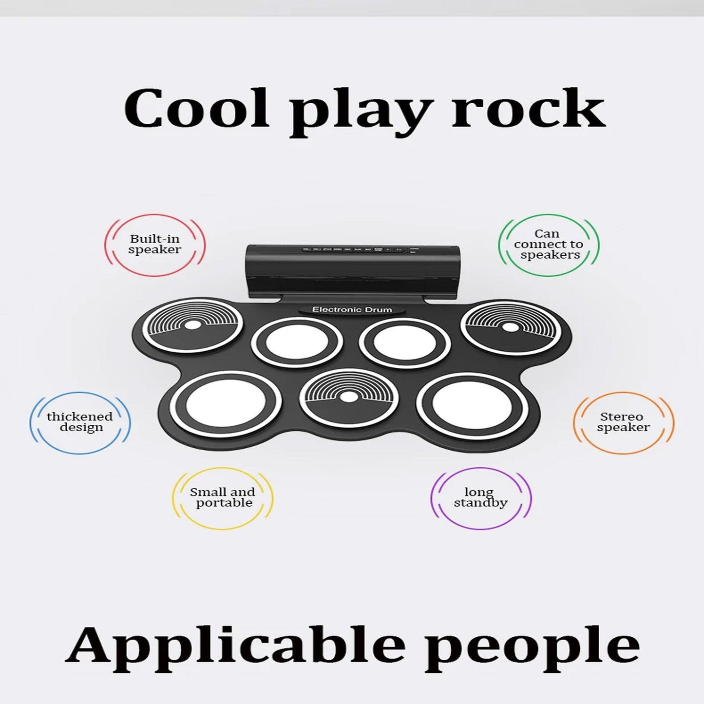 Professional Electric Drum Pad Musical Instruments