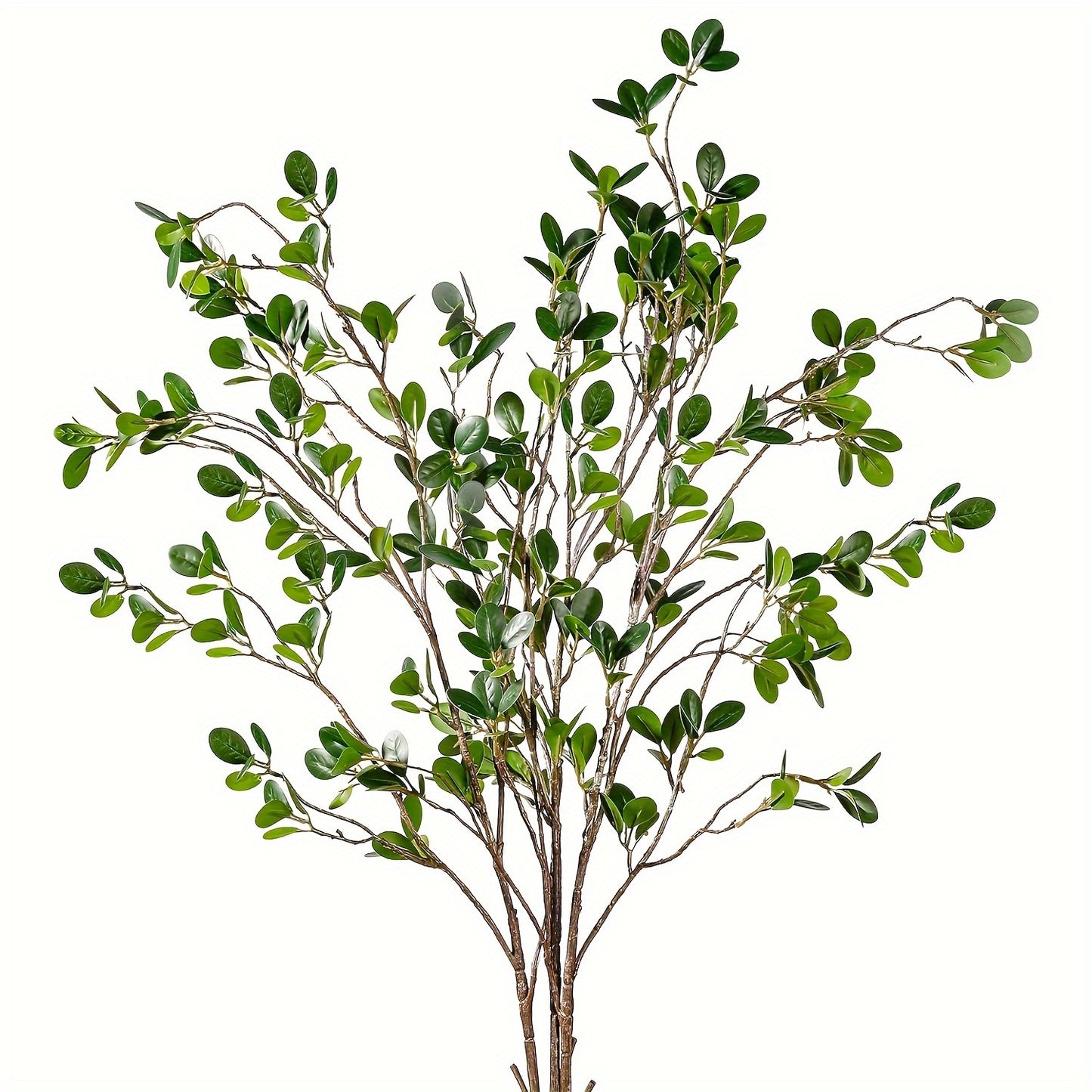 3pcs Faux Olive Tree Branches - 25.5 Inch Lifelike Artificial Greenery Stems, High-Quality Plastic Realistic Buds & Leaves for Vase Decor, No Maintenance Home/Office/Desk Decor, Seasonal Holiday & Party Decoration (Halloween/Christmas/Easter/Thanksgiving/