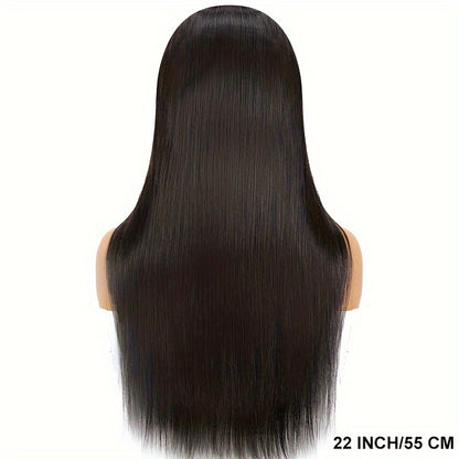 150% Density Straight Human Hair Wig With 4x4 HD Transparent Lace Front Closure - Perfect For Women