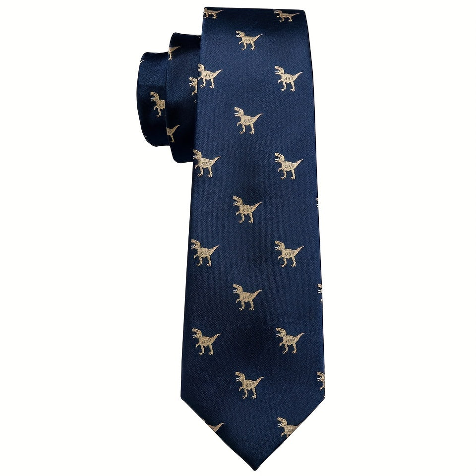 4pcs/set Men's Tie, Handkerchief And Cufflinks..