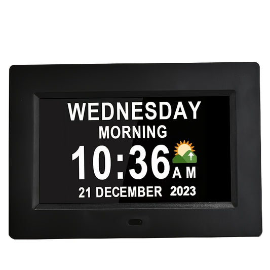 7-Inch LED Large Clock, Medicine Digital Reminder Clock.