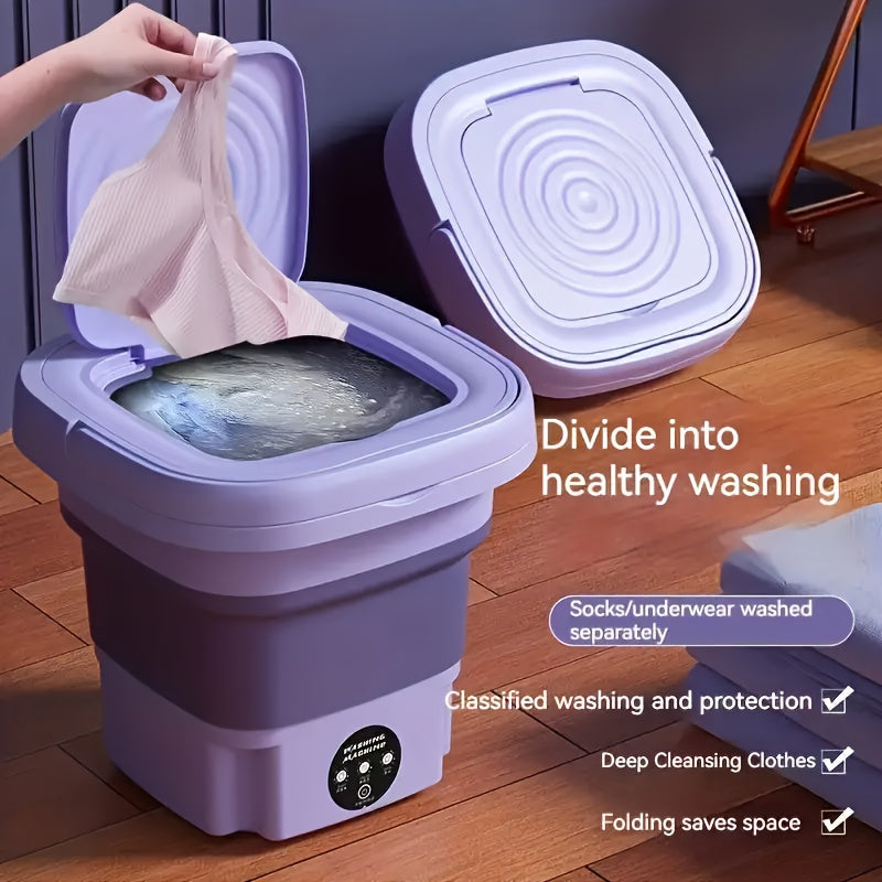 Mini washing machine, folding washing machine, easy