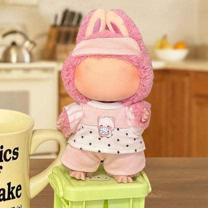 1 Set Fashion Handmade Doll Clothing 2.63/ 6.69inch Inches Plush Doll Cute Clothes Accessories Girl Toy Gifts (Not Include Doll)