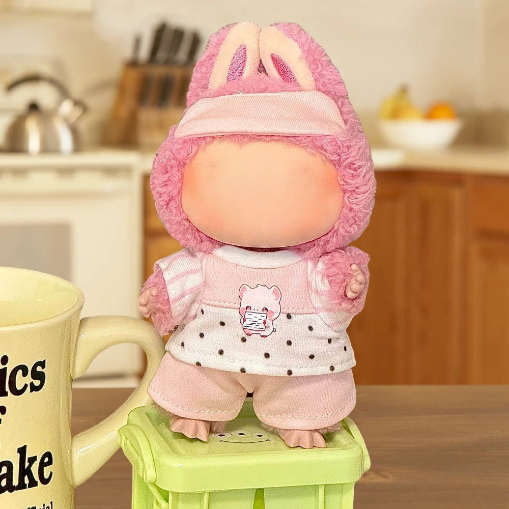 1 Set Fashion Handmade Doll Clothing 2.63/ 6.69inch Inches Plush Doll Cute Clothes Accessories Girl Toy Gifts (Not Include Doll)