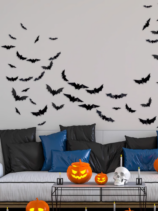 Bat Spider Wall Stickers For Halloween