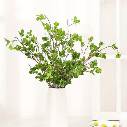 3pcs Faux Olive Tree Branches - 25.5 Inch Lifelike Artificial Greenery Stems, High-Quality Plastic Realistic Buds & Leaves for Vase Decor, No Maintenance Home/Office/Desk Decor, Seasonal Holiday & Party Decoration (Halloween/Christmas/Easter/Thanksgiving/