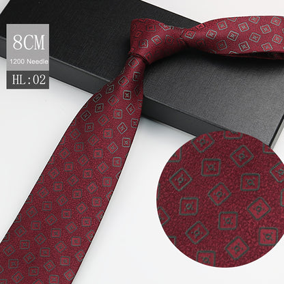 1pc Elegant Men's Polyester Necktie, 3.15inch Wide.