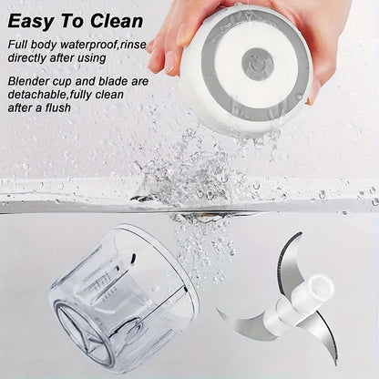 250ml Wireless Portable Electric Food Chopper