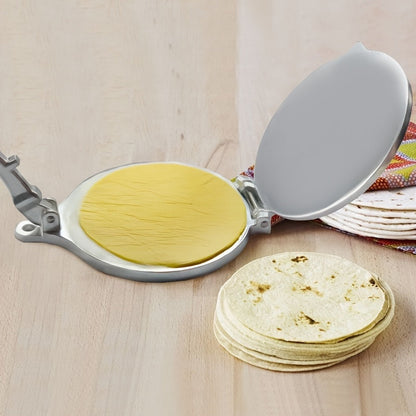 Durable Aluminum Tortilla Press - Large 8 Diameter for Perfect Tortillas