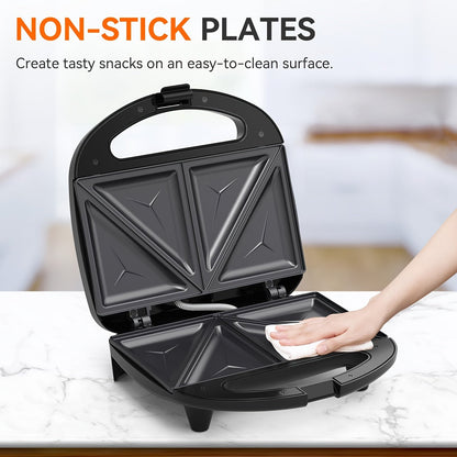 ABS07 Sandwich Maker with Triangle Plates