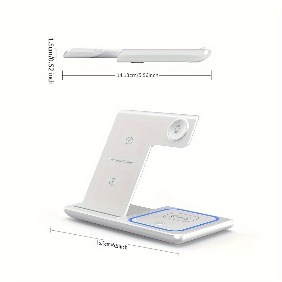 Wireless Charging Station 3-in-1 Standard 15W