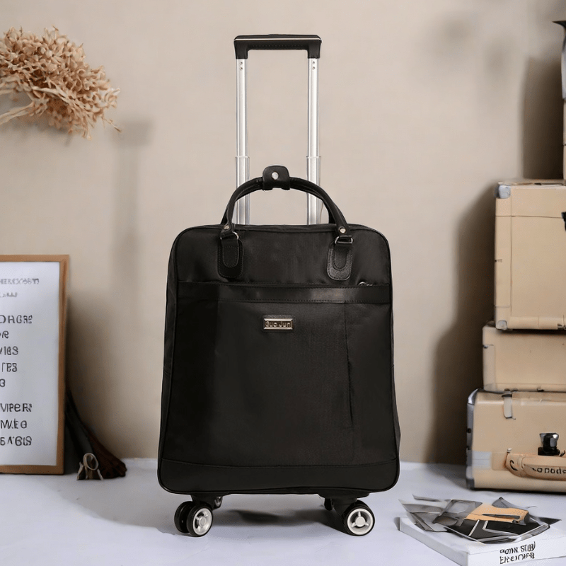 Fashionable Luggage Bag, Large Capacity Oxford Fabric Luggage With Trolley Handle, Four - Wheeled Travel Bag - Durable & Spacious - For Business & Leisure Travel - Ideal Gift for Frequent Travelers - buythingsusa