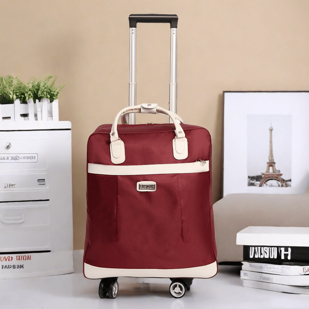 Fashionable Luggage Bag, Large Capacity Oxford Fabric Luggage With Trolley Handle, Four - Wheeled Travel Bag - Durable & Spacious - For Business & Leisure Travel - Ideal Gift for Frequent Travelers - buythingsusa