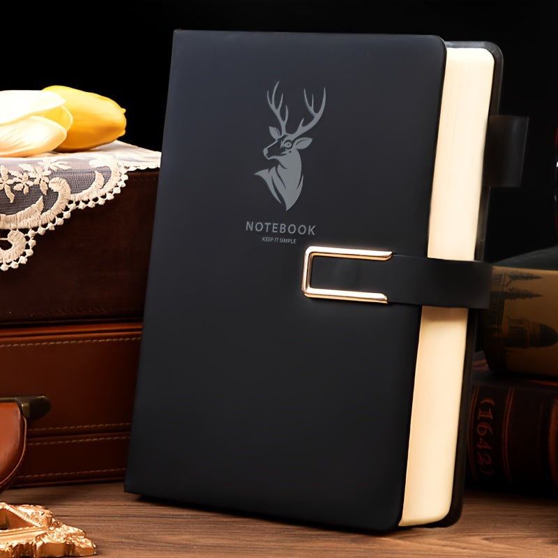 360 Page Premium Faux Leather Buckle A5 Notebook - Soft Faux Leather - For Home, Office, And Study - Suitable for Students, Professionals & Writers - Perfect Gift for Back to School & Graduation