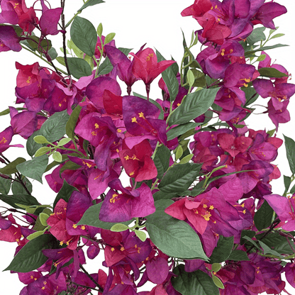 3.94ft Lifelike Artificial Bougainvillea Tree with Real Touch Leaves - Vibrant Pink Flowers, Ideal for Home Decor and Photography Studio Atmosphere, Artificial Floral Tree for Home Decor