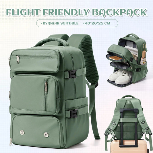 Men Women Multifunction Large Space Waterproof Backpack Ryanair Backpack 40x20x25, Laptop Bag Hand Luggage Travel Cabin Backpack - buythingsusa