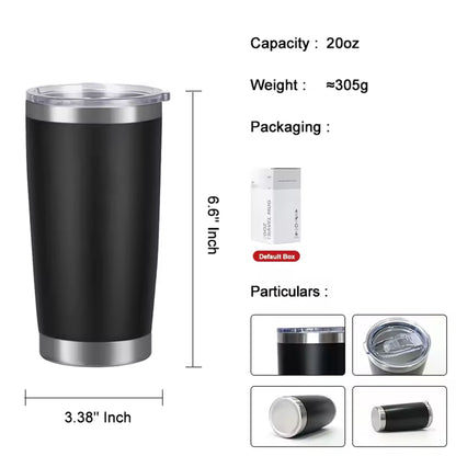 Multi-Colored Stainless Steel Tumbler