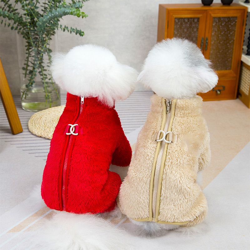 Winter Dogs Jumpsuit Coat with Back Zipper