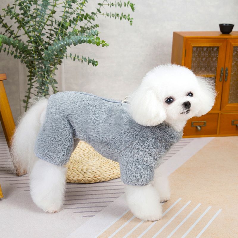 Winter Dogs Jumpsuit Coat with Back Zipper