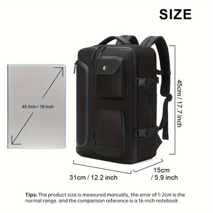 SWICKY 18 - Inch Large Capacity Travel Backpack with Vacuum Compression, Air Cushion Design, Fits 16 - Inch Laptop - Business & Casual Daypack - buythingsusa